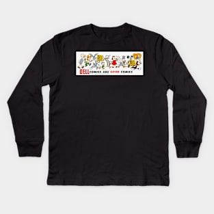 "Dell Comics Are Good Comics" Kids Long Sleeve T-Shirt